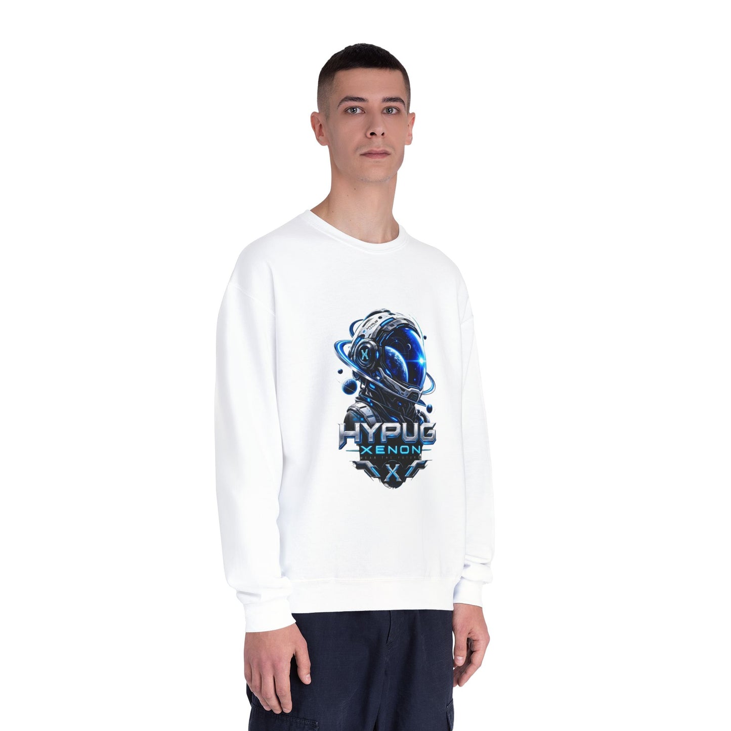 HYPUG XENON Cyber Orbit futuristic cyber streetwear sweatshirt