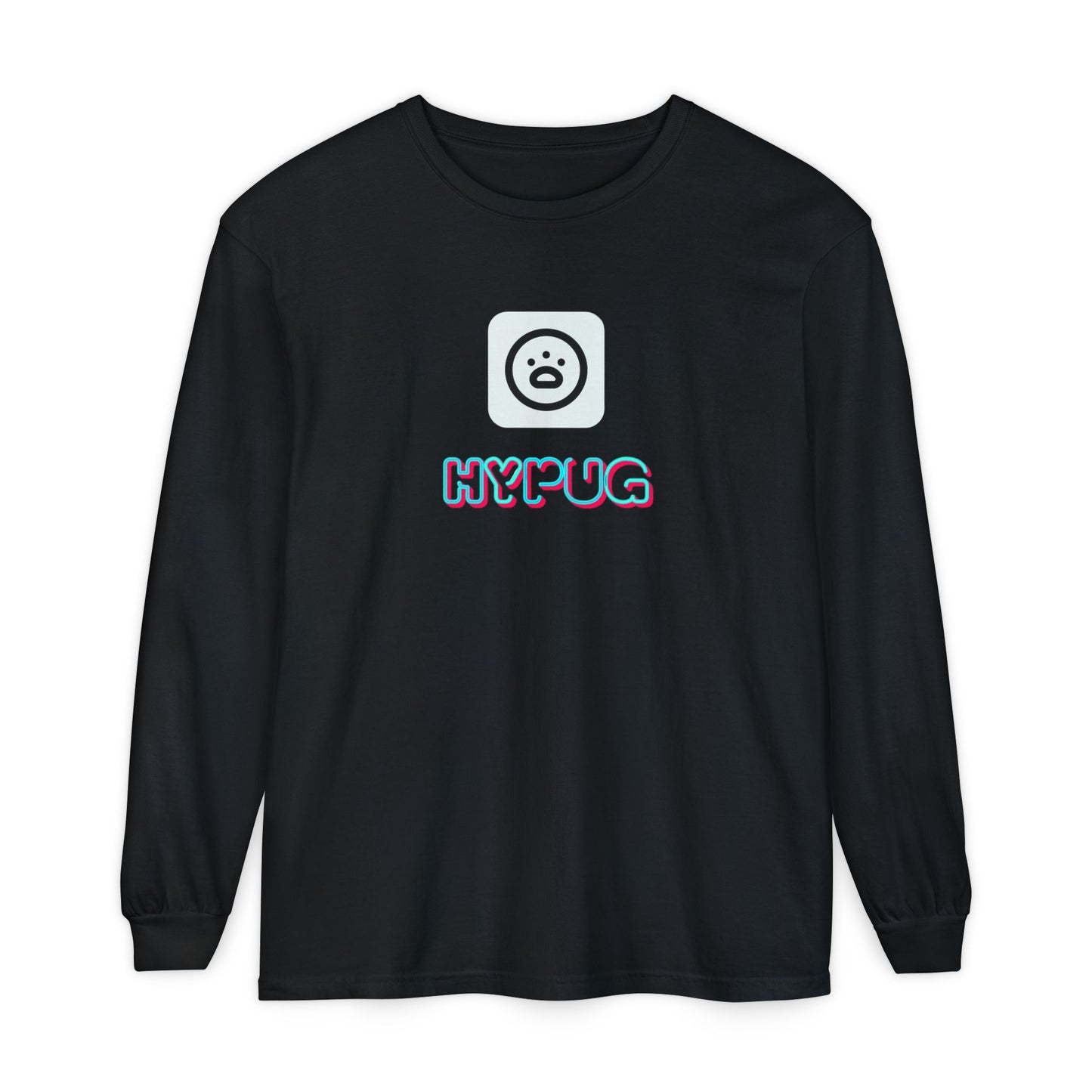 Big Dog Long Sleeve Tee — "Hypug Xenon" Graphic