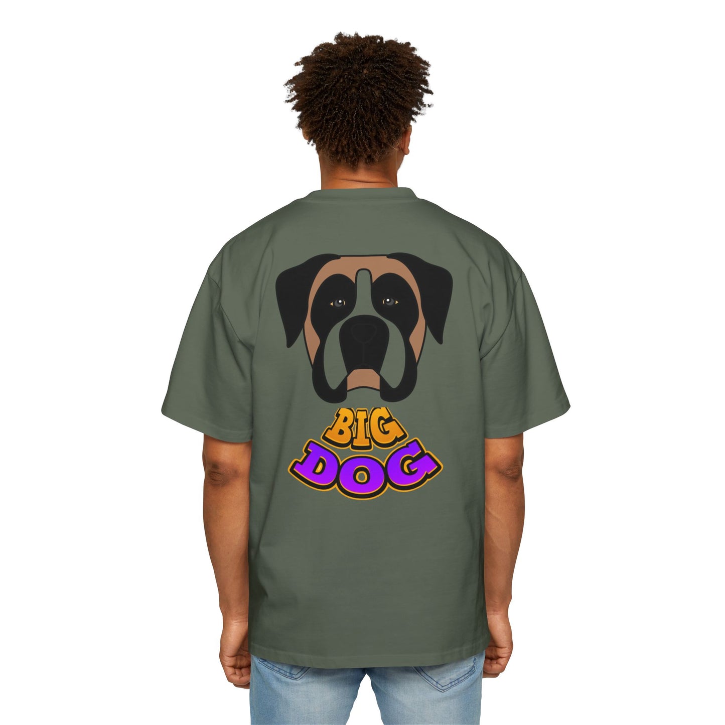 Big Dog Boxer T‑Shirt — 'Hyfug' Retro Logo Graphic Tee for Dog Lovers