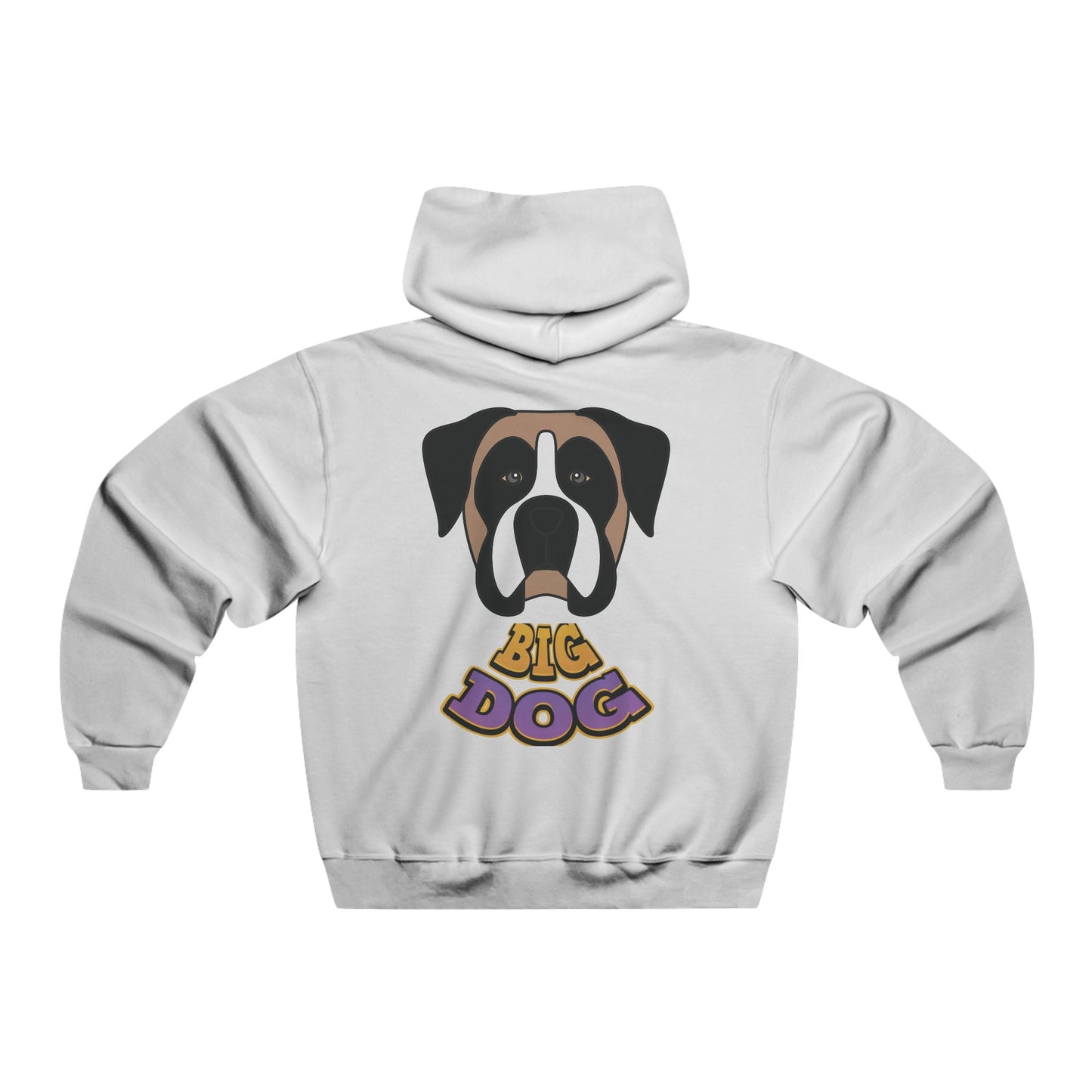 Big Dog Graphic Hoodie — Retro Boxer Illustration with 'HYFUG' Accent
