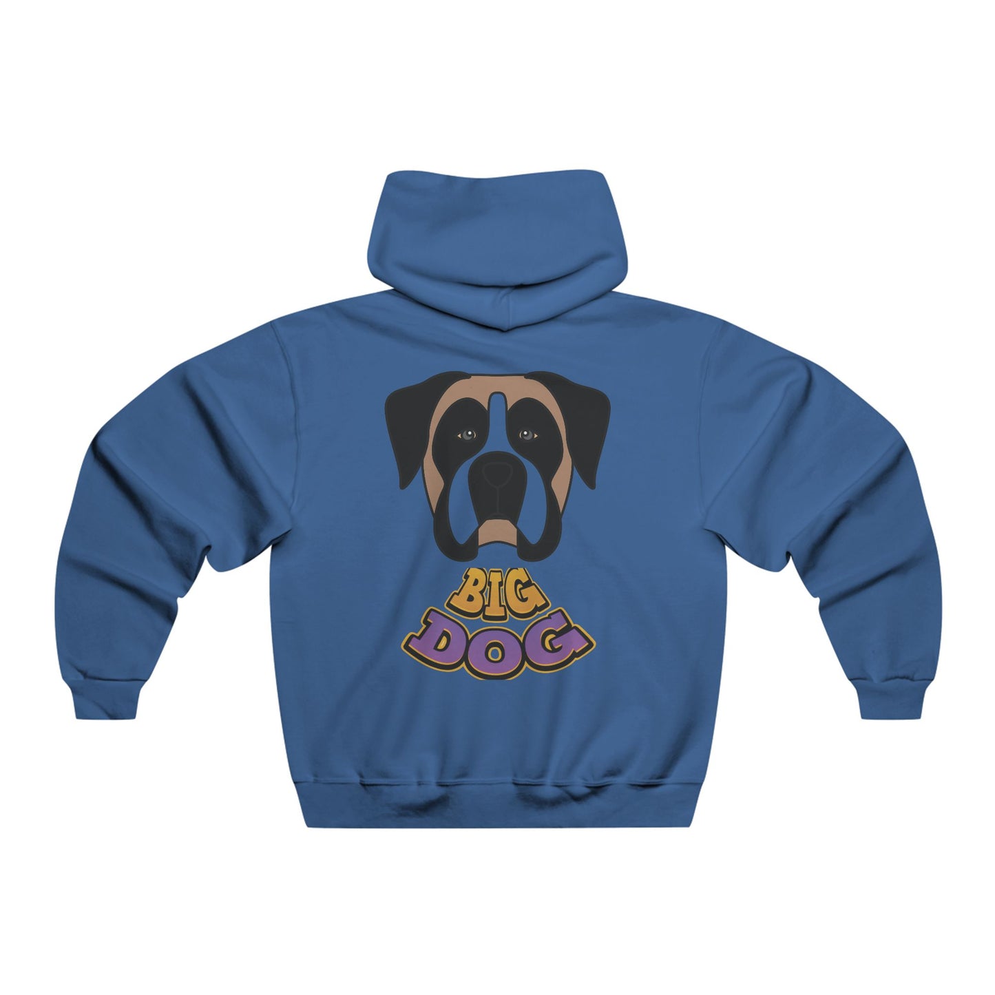 Big Dog Graphic Hoodie — Retro Boxer Illustration with 'HYFUG' Accent