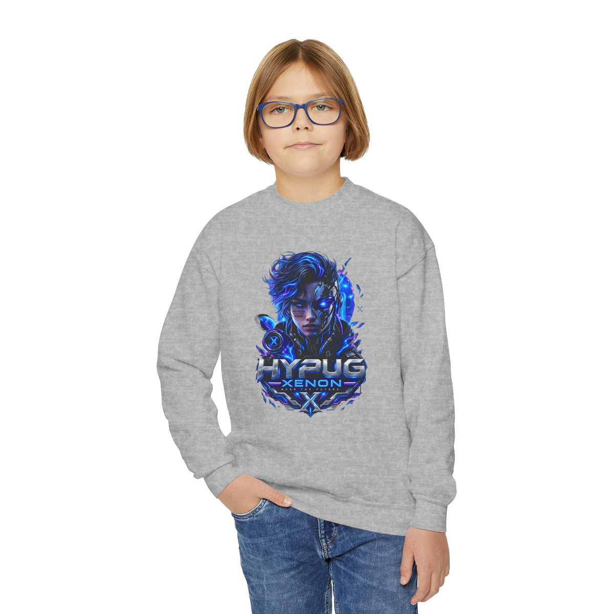 HYPUG XENON — DIGITAL FLUX SWEATSHIRT DROP 1