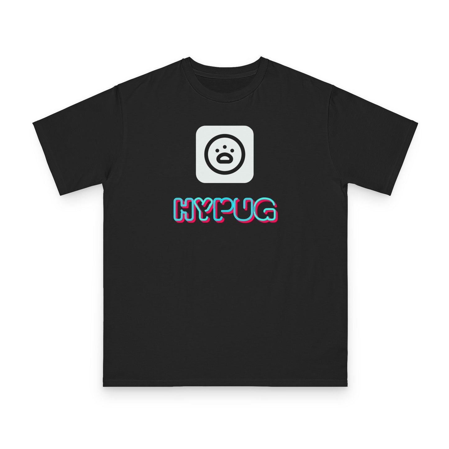 Big Dog Graphic Tee — Retro Pug Face Design