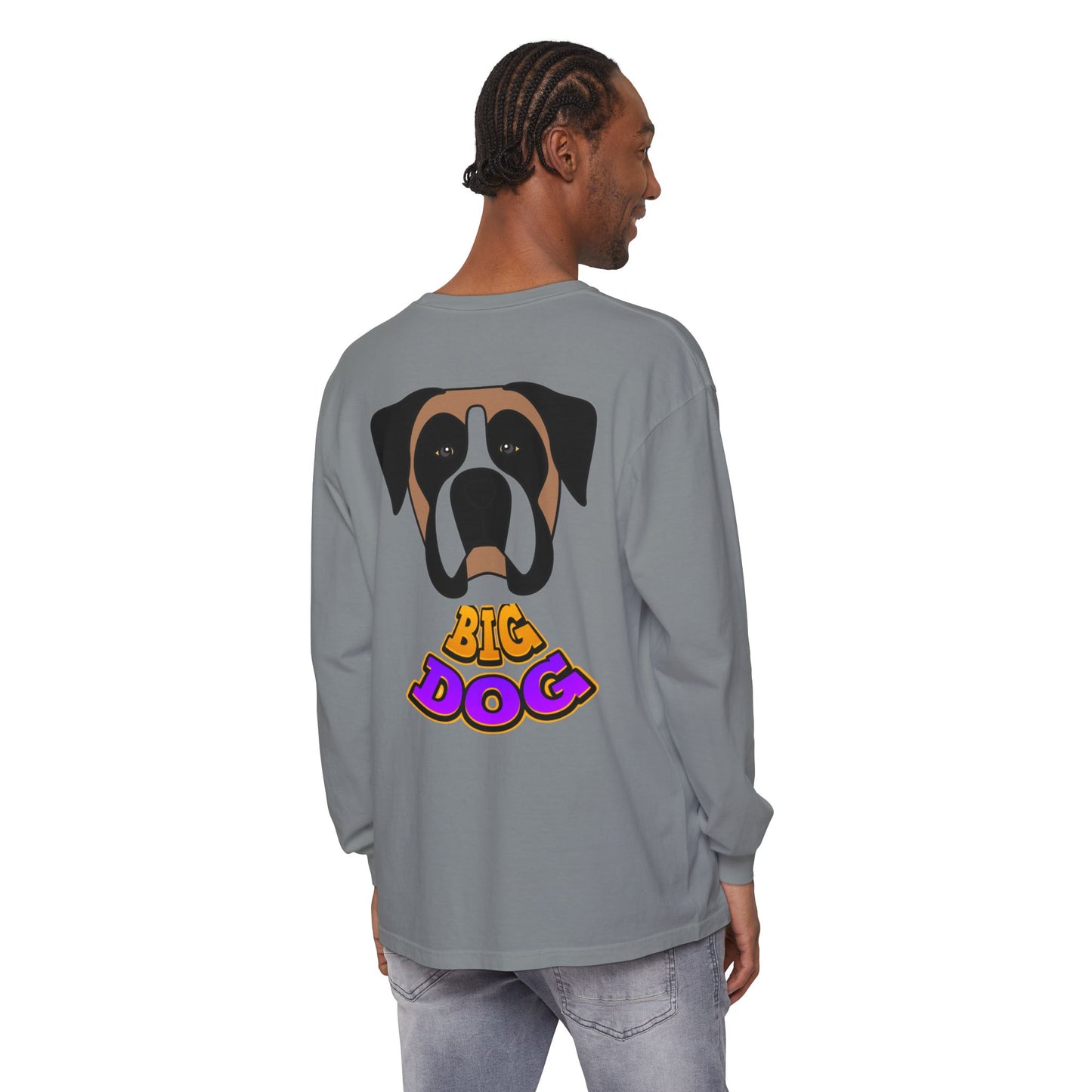 Big Dog Long Sleeve Tee — "Hypug Xenon" Graphic