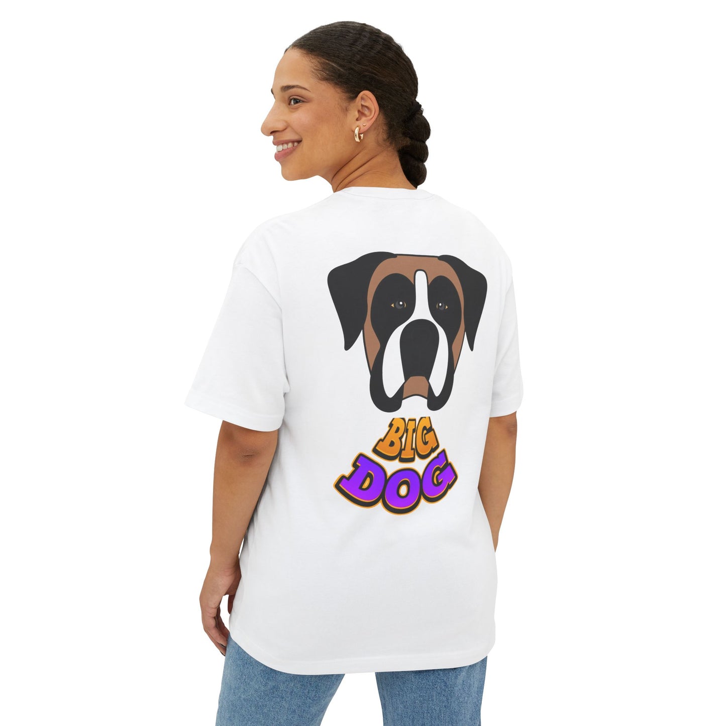 Big Dog Graphic Tee — "HY•PUG" Front Logo & Large Dog Back Print