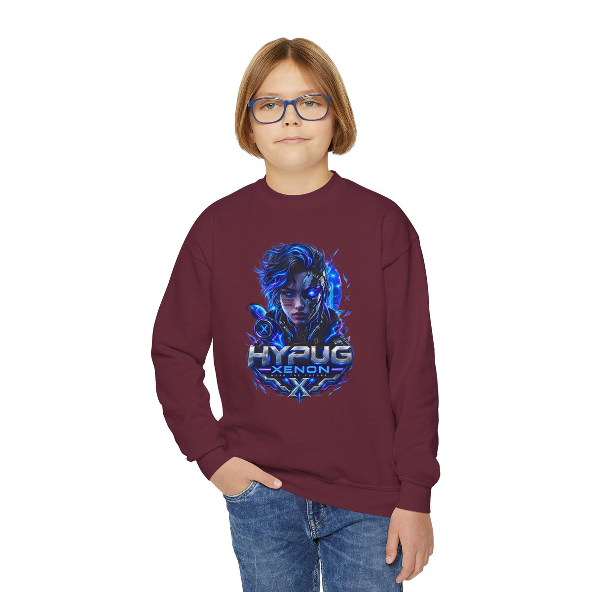 HYPUG XENON — DIGITAL FLUX SWEATSHIRT DROP 1