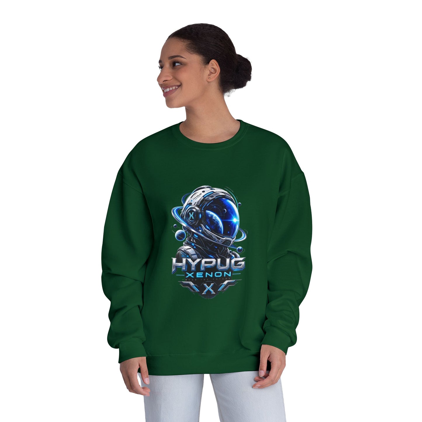 HYPUG XENON Cyber Orbit futuristic cyber streetwear sweatshirt