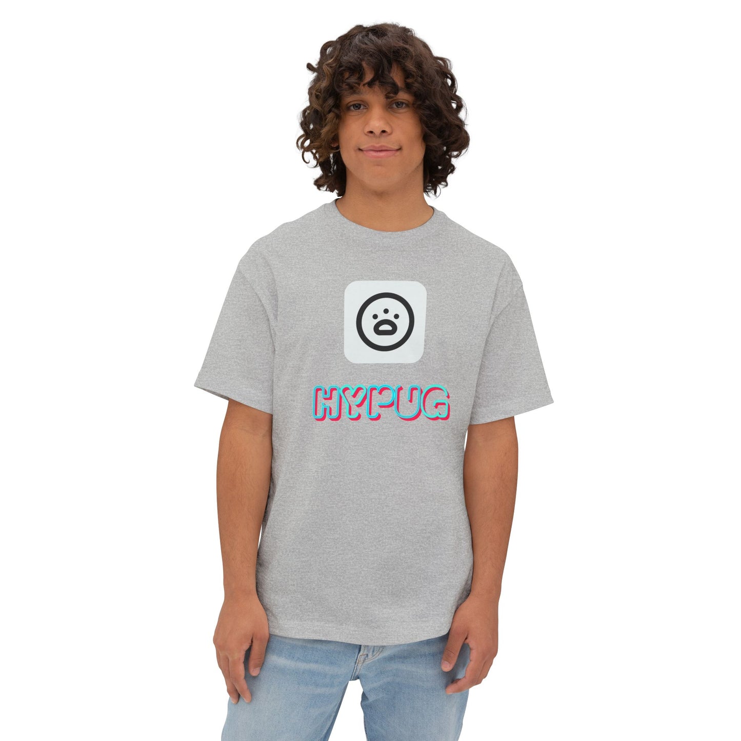 Big Dog Graphic Tee — "HY•PUG" Front Logo & Large Dog Back Print