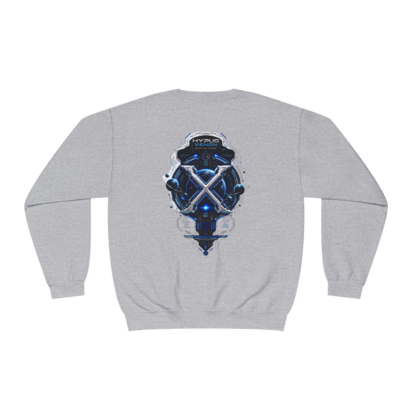 HYPUG XENON Cyber Orbit futuristic cyber streetwear sweatshirt