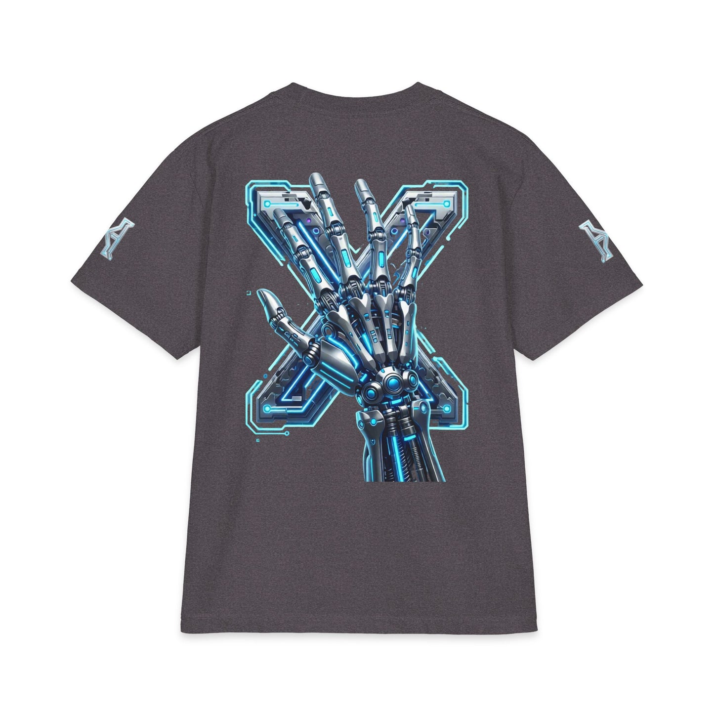 Hypug Cyber Skeleton Tee — Robotic X Ribcage Graphic Shirt