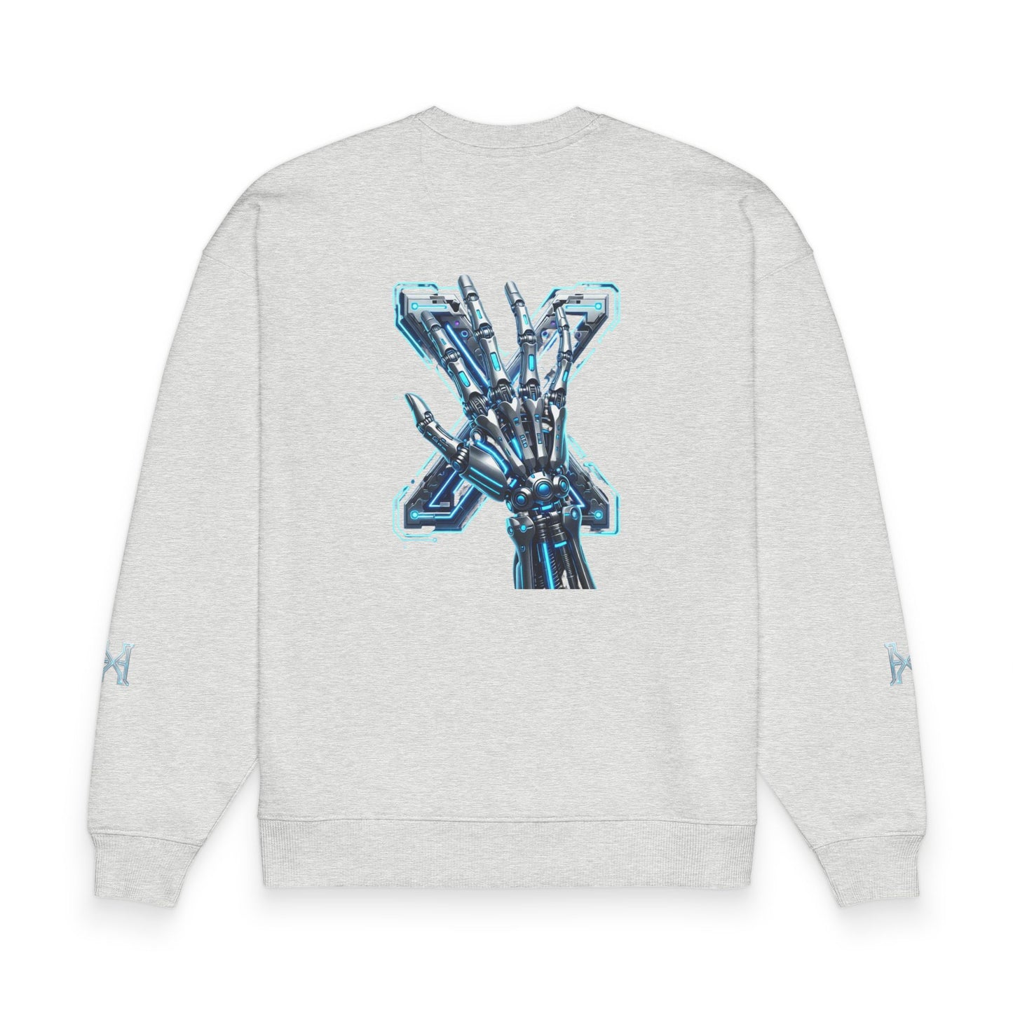 Hypug Xenon Skeleton X Sweatshirt — Futuristic Anatomical Graphic Crewneck
