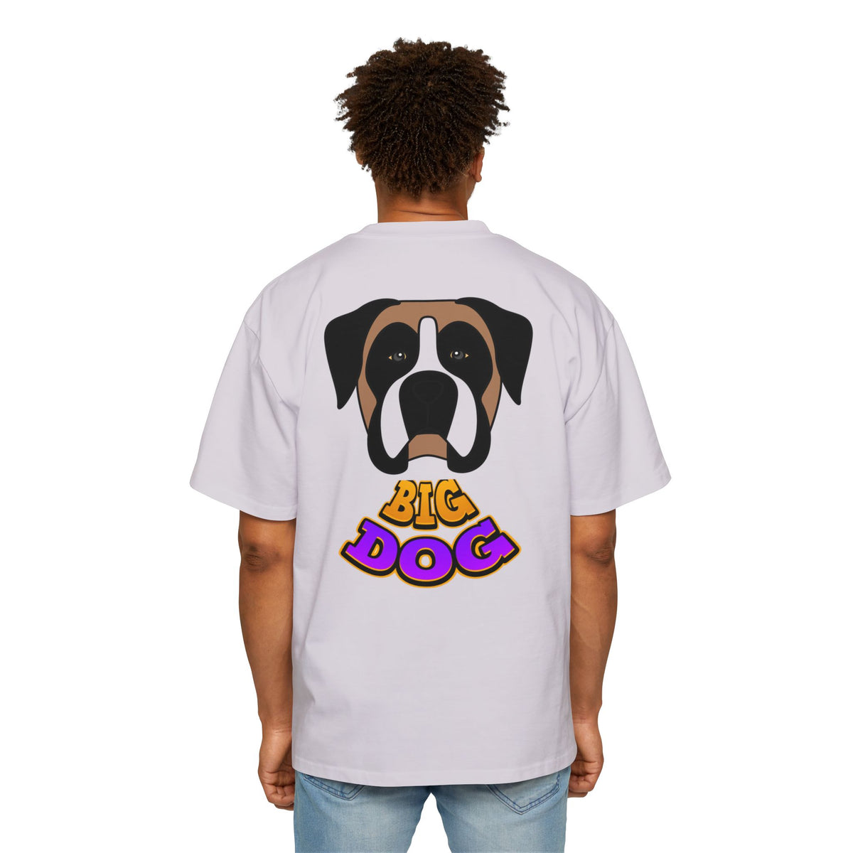 Big Dog Boxer T‑Shirt — 'Hyfug' Retro Logo Graphic Tee for Dog Lovers - HYPUG XENON