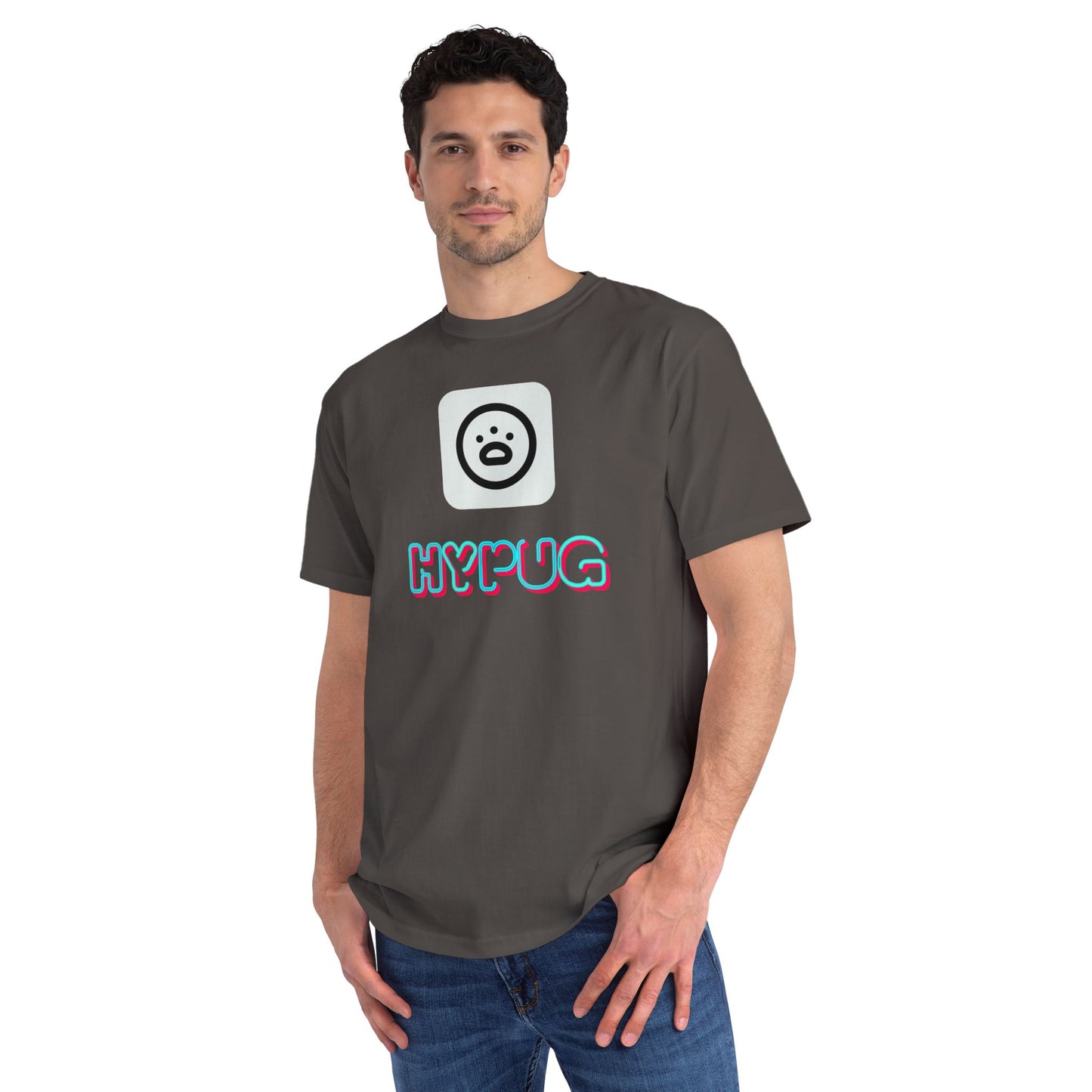 Big Dog Graphic Tee — Retro Pug Face Design