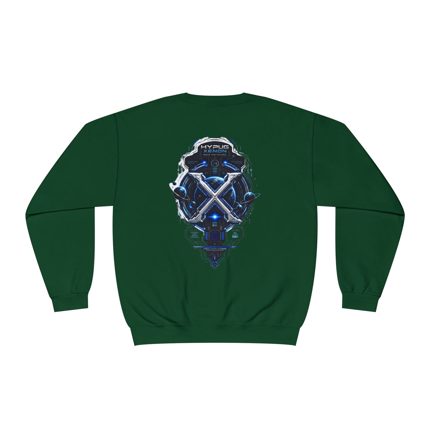 HYPUG XENON Cyber Orbit futuristic cyber streetwear sweatshirt
