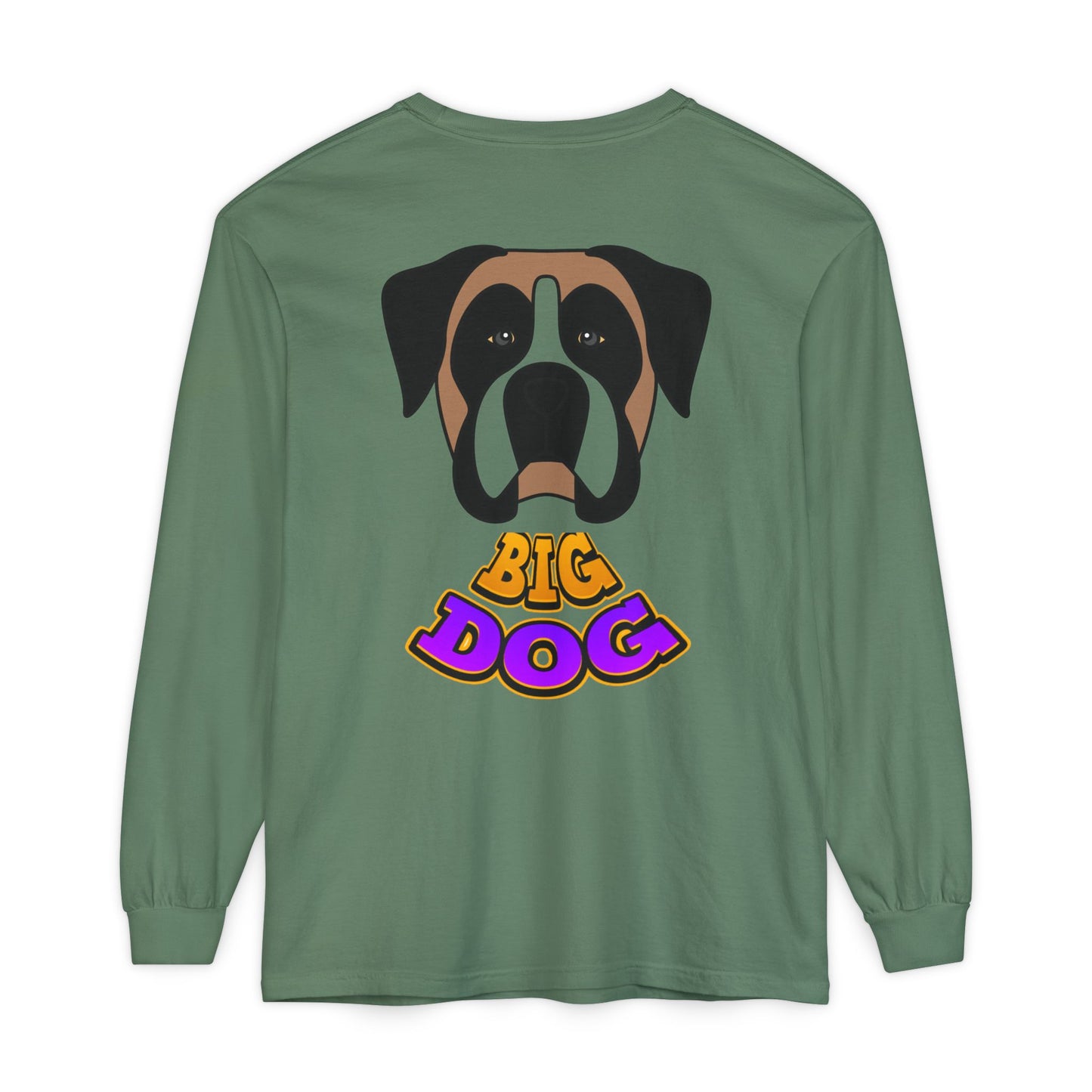 Big Dog Long Sleeve Tee — "Hypug Xenon" Graphic