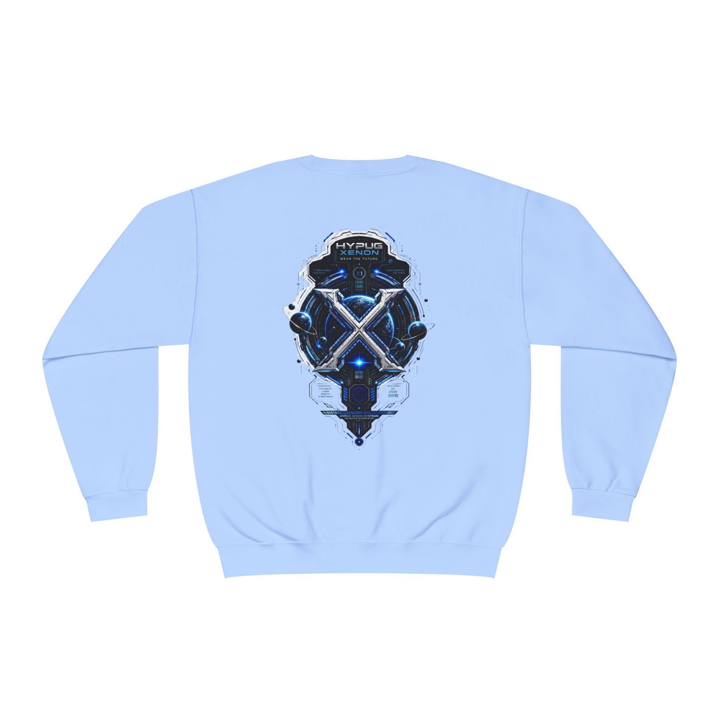 HYPUG XENON Cyber Orbit futuristic cyber streetwear sweatshirt