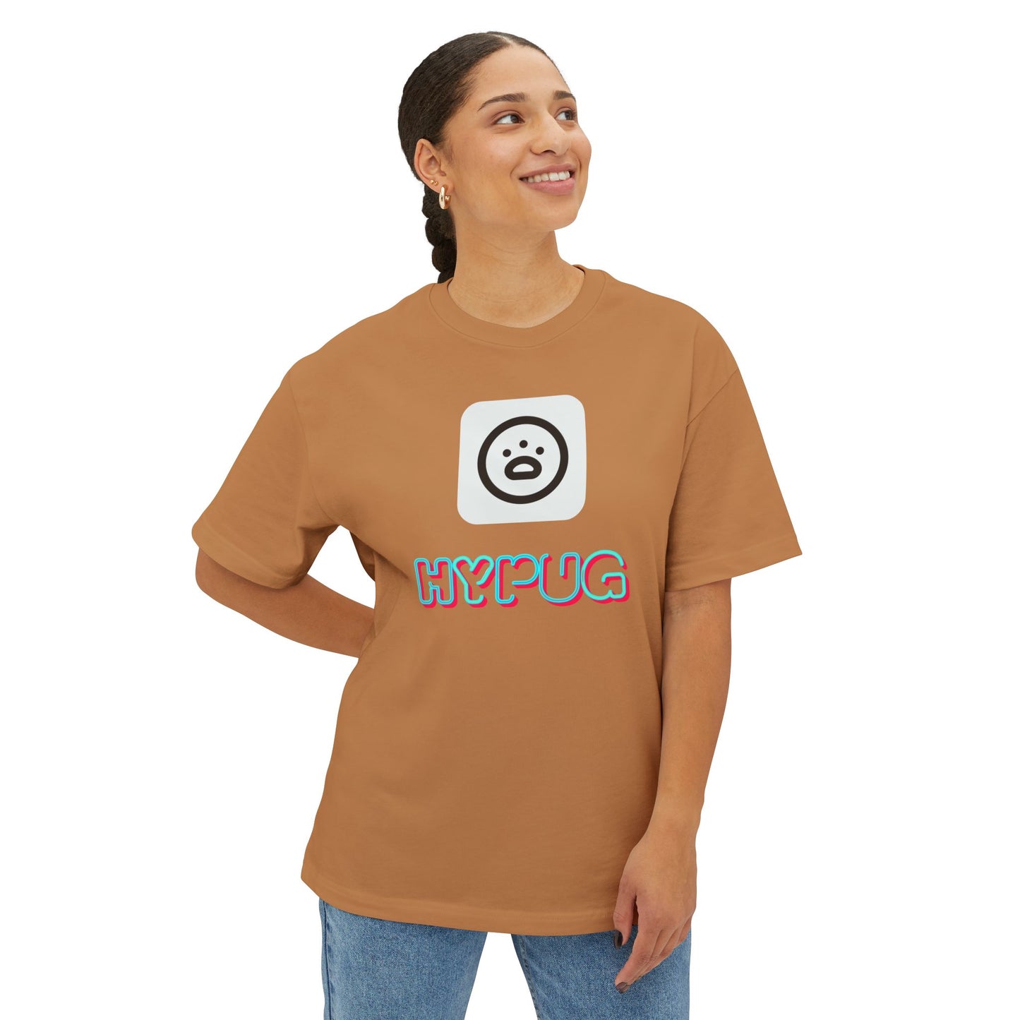 Big Dog Graphic Tee — "HY•PUG" Front Logo & Large Dog Back Print