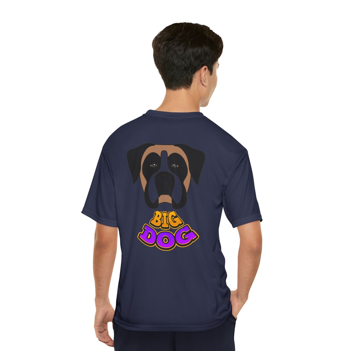 Big Dog Graphic T-Shirt — Cute Boxer Illustration with 'NYTUG' Text
