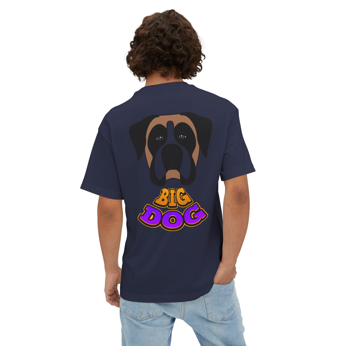 Big Dog Graphic Tee — "HY•PUG" Front Logo & Large Dog Back Print