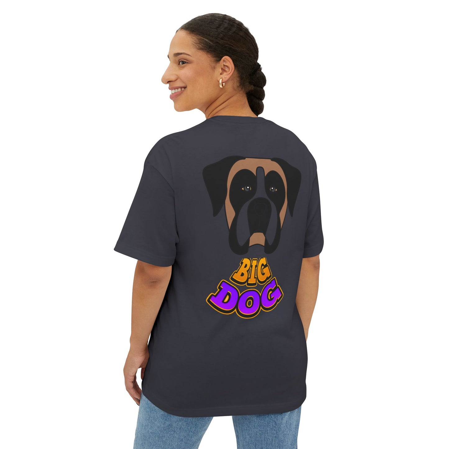 Big Dog Graphic Tee — "HY•PUG" Front Logo & Large Dog Back Print