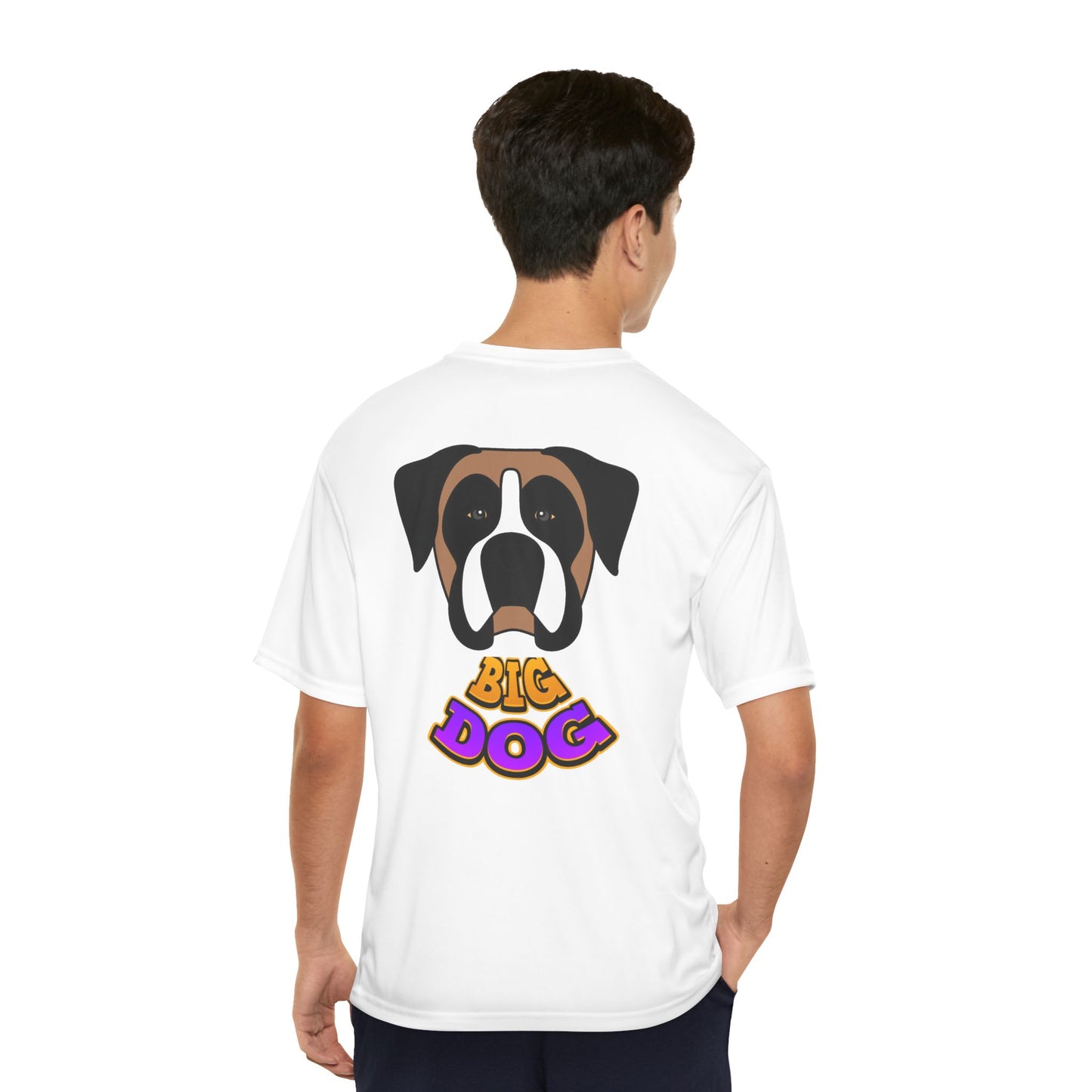 Big Dog Graphic T-Shirt — Cute Boxer Illustration with 'NYTUG' Text