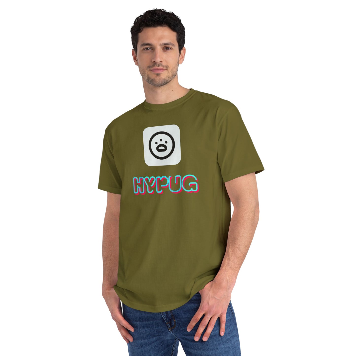 Big Dog Graphic Tee — Retro Pug Face Design