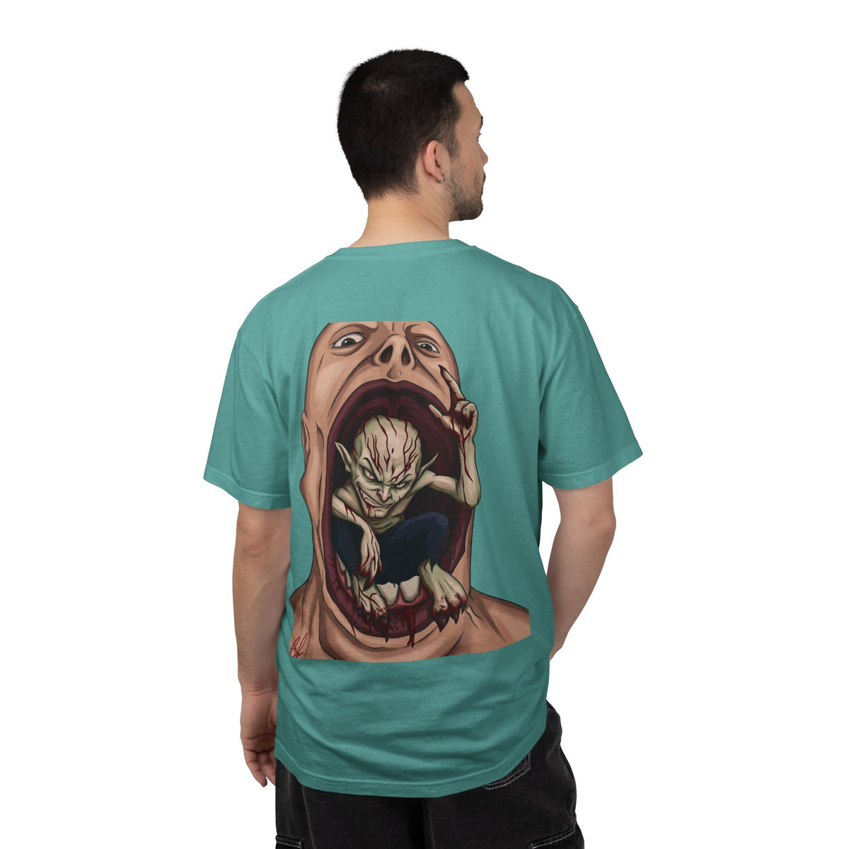 BEBETO & G FLAMES MAN EATER - T-shirt
