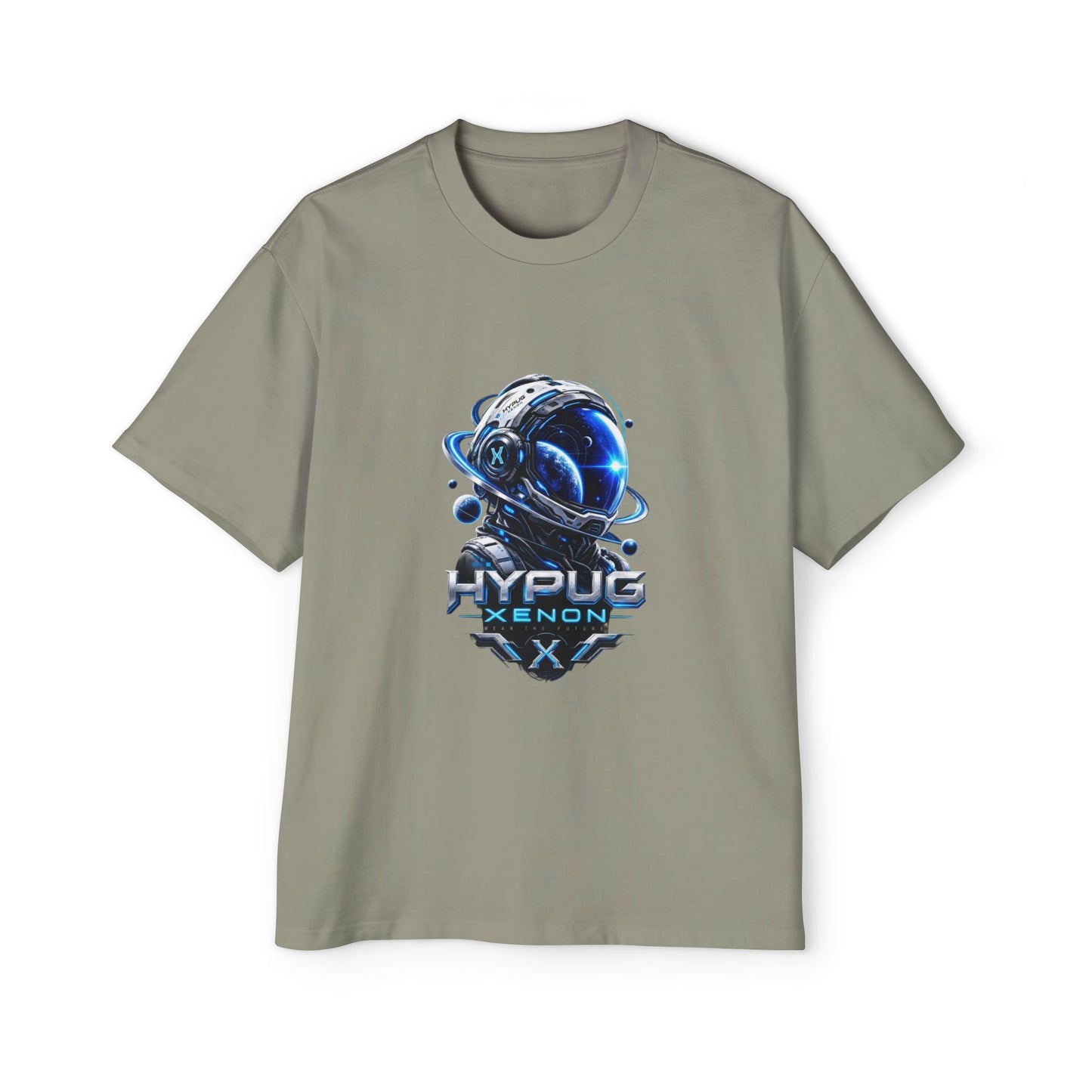 HYPUG XENON Cyber Orbit T-shirt back with futuristic orbital X graphic