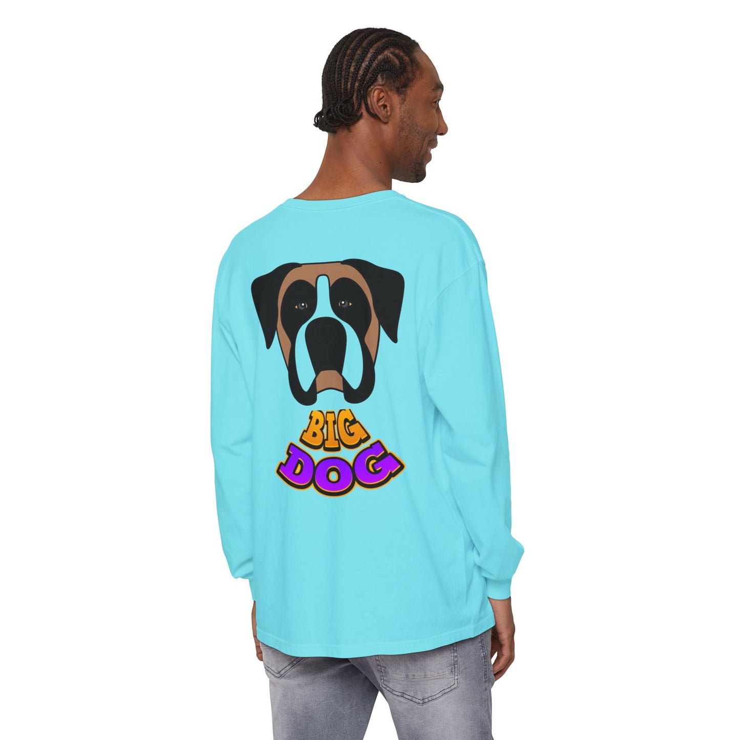 Big Dog Long Sleeve Tee — "Hypug Xenon" Graphic